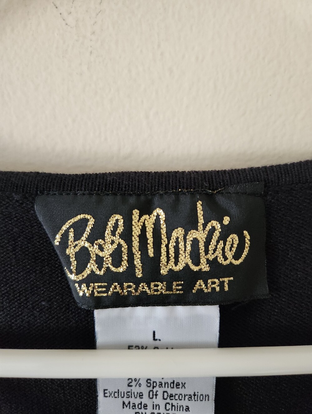 Bob Mackie Wearable Art Sequin Beaded Sweater - Picture 5 of 6